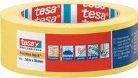 Tesa Precisie afplaktape | glad | geel | lengte 50 m | breedte 38 mm | wiel | 4 stuks - 04334-00003-00 04334-00003-00