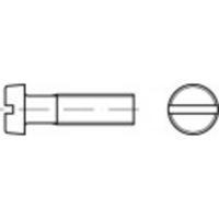 TOOLCRAFT TO-5445360 Cilinderschroeven M1.6 16 mm Sleuf DIN 84 Messing 100 stuk(s)