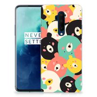 OnePlus 7T Pro Telefoonhoesje met Naam Bears - thumbnail