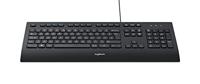 Logitech K280e Pro Zakelijk Toetsenbord , Windows/Linux/Chrome, USB Plug & Play, Morsbestendig, PC/Laptop, QWERTY US International layout - Zwart
