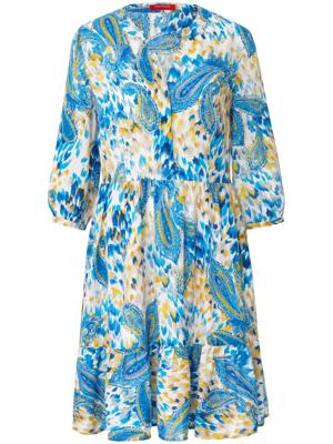 Jurk modieus wijde 3/4-mouwen Van Laura Biagiotti ROMA blauw Jurk modieus wijde 3/4-mouwen Van Laura Biagiotti ROMA blauw