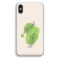 Beleaf in you: iPhone XS Transparant Hoesje