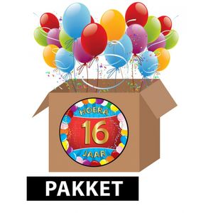 16 jaar versiering voordeel pakket