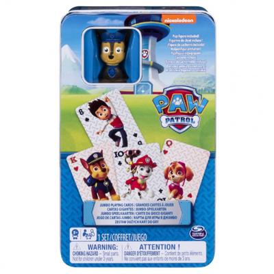 Spin Master Games PAW Patrol - Kaartspel met Chase-actiefiguur Spin Master Games PAW Patrol - Kaartspel met Chase-actiefiguur