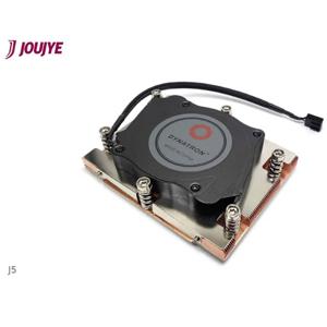 Dynatron J-5 Processor Luchtkoeler 8 cm Zwart, Koper 1 stuk(s)