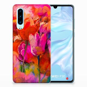 Hoesje maken Huawei P30 Tulips