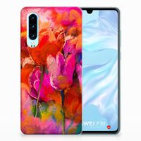 Hoesje maken Huawei P30 Tulips - thumbnail