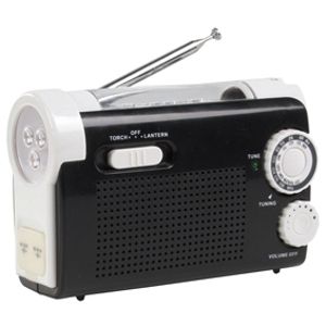 HQ TORCH-EMC-01 radio Draagbaar Analoog Zwart, Wit