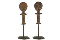 J-Line Figuur Etnisch Magnesium Bruin-Beige Assortiment Van 2