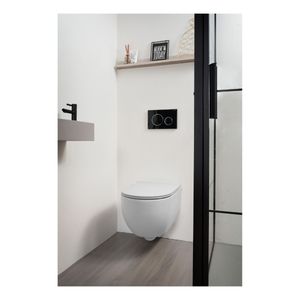 Xenz Gio randloos hangend toilet met softclose zitting hoogglans wit