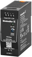 Weidmüller PRO BAS 60W 24V 2.5A DIN-rail voeding (DIN-Rail) inhoud 1 st.
