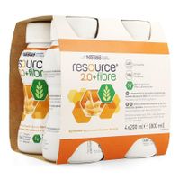 Resource 2.0 Fibre Abrikoos 4x200ml