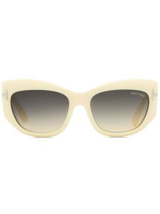 TOM FORD Eyewear lunettes de soleil Brianna à monture papillon - Tons neutres