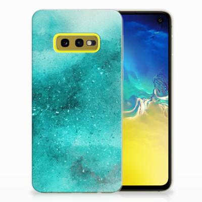 Hoesje maken Samsung Galaxy S10e Painting Blue Hoesje maken Samsung Galaxy S10e Painting Blue