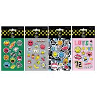 Smiley World Stickers Junior Vinyl 4 Stuks