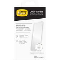 OtterBox Glass-screenprotector voor iPhone 17 Pro Max, gehard glas met 9H hardheid, krasbescherming, bescherming tegen vallen en splinters