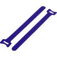 TRU COMPONENTS TC-MGT-135BE203 Klittenband kabelbinder Om te bundelen Haak- en lusdeel (l x b) 135 mm x 12 mm Blauw 1 stuk(s)