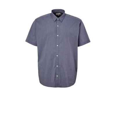 s.Oliver regular fit overhemd blauw