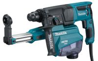 Makita HR2652J 230 V Combihamer met stofafzuigunit in Mbox - HR2652J