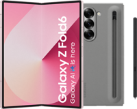 Samsung Galaxy Z Fold 6 256GB Roze 5G + Samsung Back Cover met S Pen Grijs