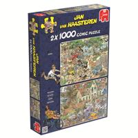 Jan van Haasteren puzzel safari & storm - 2 x 1000 stukjes