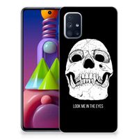 Silicone Back Case Samsung Galaxy M51 Skull Eyes