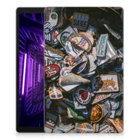 Lenovo Tab M10 HD (2de generatie) Tablet Backcover met foto Badges