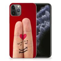 Apple iPhone 11 Pro Silicone Back Cover Liefde - Origineel Romantisch Cadeau