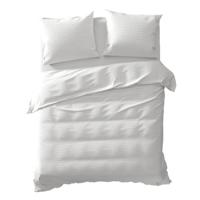 Yellow Luxor Dekbedovertrek - Lits-jumeaux (260x200/220 Cm + 2 Slopen) - Percal Katoen - Wit