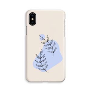 Leaf me if you can: iPhone X Volledig Geprint Hoesje