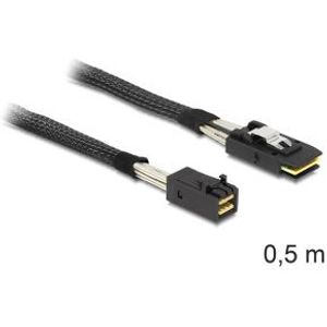 Delock 83388 Kabel Mini SAS HD SFF-8643 > Mini SAS SFF-8087 0,5 m