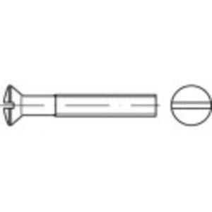 TOOLCRAFT TO-5358489 Bolverzonken schroeven M2 6 mm Sleuf DIN 964 RVS A4 200 stuk(s)