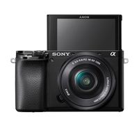 Sony α 6100 + 16-50mm SLR camerakit 24,2 MP CMOS 6000 x 40000 Pixels Zwart - thumbnail