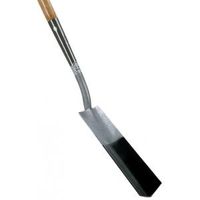 Draineerspade 13 cm met houten steel 76 cm - thumbnail