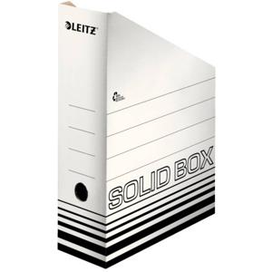 Leitz Solid 4607 4607-00-01 Tijdschriftencassette DIN A4 Wit, Zwart Karton 1 stuk(s)