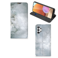 Bookcase Samsung Galaxy A32 4G | A32 5G Enterprise Editie Painting Grey - thumbnail