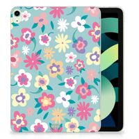 iPad Air (2020/2022) 10.9 inch Siliconen Hoesje Flower Power - thumbnail