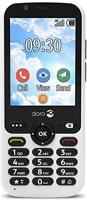Doro 4G Mobiele telefoon (3 MP camera, 2,8 inch (7,11 cm) display, LTE, GPS, Bluetooth, WhatsApp, Facebook, WiFi), 7010, Wit