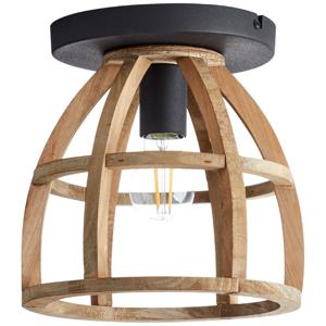 Brilliant Landelijke plafondlamp Matrix Wood 1-lichts 97064/66