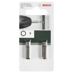 Bosch Accessories Inbus-bit 6 mm C 6.3 2 stuk(s)