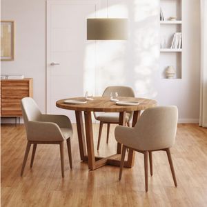 Kave Home Ronde Eettafel Nahla Acaciahout, 120cm