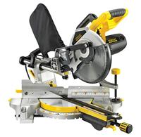 Stanley FME720-QS FatMax paneelzaag FME720 (2.000 Watt, 254 mm, met laserlijngeleiding, 2 uittrekbare materiaalsteunen, stofopvangzak, horizontale trekgreep, incl. hardmetalen zaagblad), 2000 W,Geel/Zwart