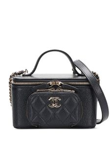 CHANEL Pre-Owned sac à main à logo CC - Noir