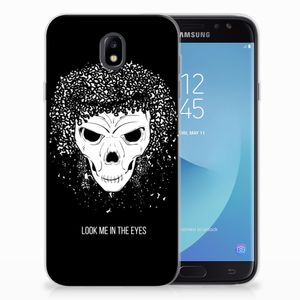 Silicone Back Case Samsung Galaxy J7 2017 | J7 Pro Skull Hair