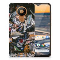 Nokia 5.3 Siliconen Hoesje met foto Badges