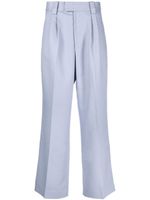 Viktor & Rolf pantalon ample à détails plissés - Gris