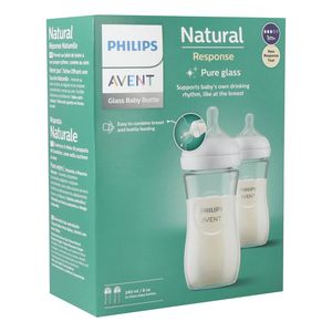 Avent Natural Response 3.0 Zuigfles Duo 2x240ml Glas