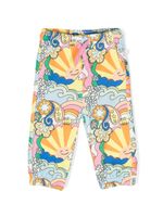 Stella McCartney Kids pantalon de jogging à imprimé graphique - Blanc