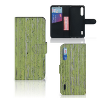 Xiaomi Mi A3 Book Style Case Green Wood