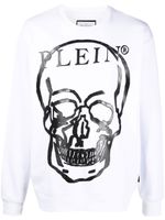 Philipp Plein sweat à imprimé tête de mort - Blanc - thumbnail